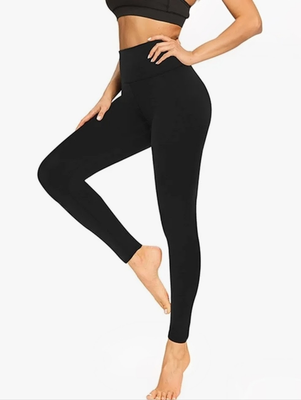 NWOT Soft High-Waist Black Women’s Leggings